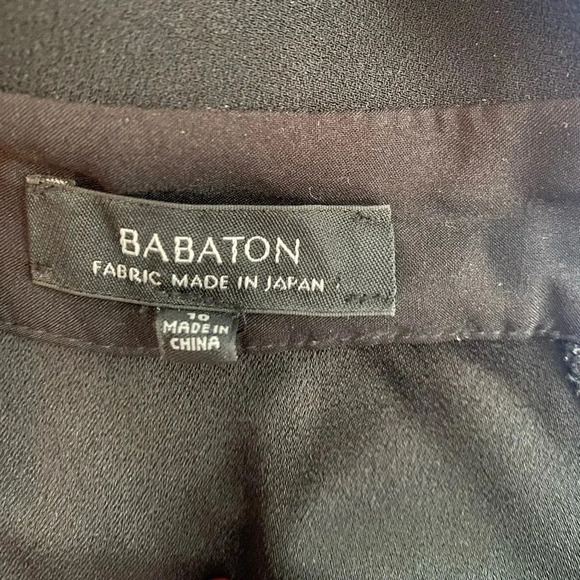 Babaton Aritzia Seamus Black Jumpsuit in Black - Open Back V Neck Size 10 - Picture 6 of 10